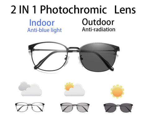 Coleccion Metalica - Gafas Con Filtro De Luz Azul + 400 UV