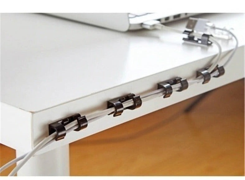 Clips Organizadores De Cables + Obsequio