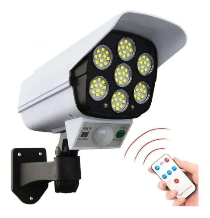 FOCO LED SOLAR TIPO CAMARA