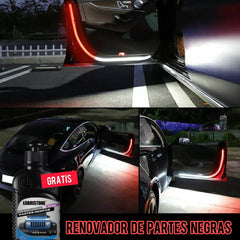 Luces Led Puertas - Par + Renovador De Partes Negras